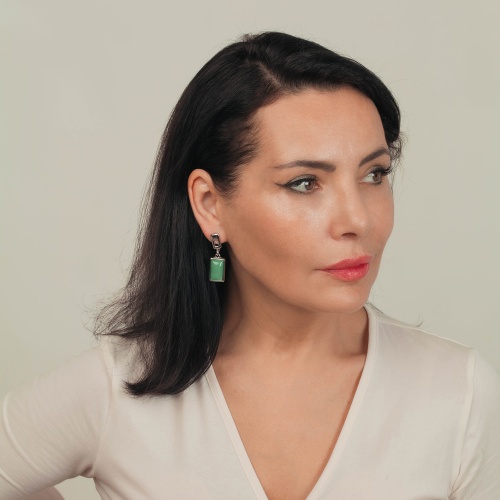 Серьги Possebon Q.Verde, A0418.17 S фото 2